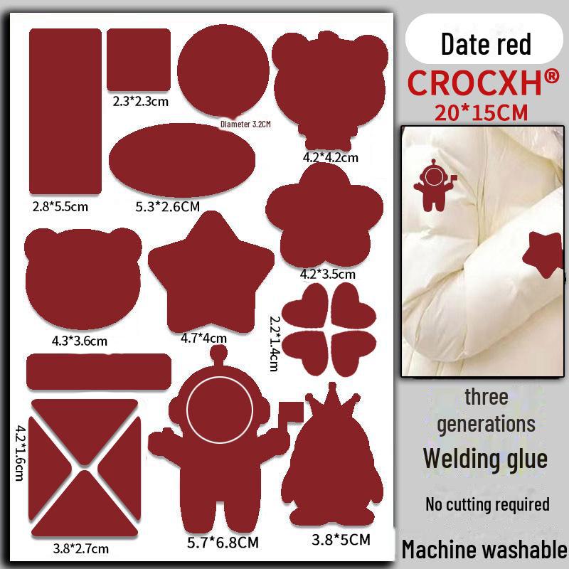 Adeziv pentru plasturi de coate și genunchi de a treia generație - Lipici de sudură la preț redus pentru jachete și pantaloni