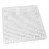 Quiltschablone Lineal 12,5x12,5 Zoll Acryl Transparent Zweifarbige Linie Multifunktionales Näh-Quiltstreifenlineal für