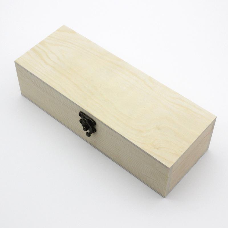 Multi-Compartment Wooden Tea and Gift Box with Four Sections for Storage.