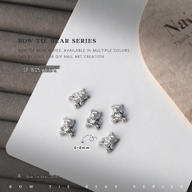 

3D Медведь Бабочка Нейл-арт Стразы Сплав Украшения - Набор из 5