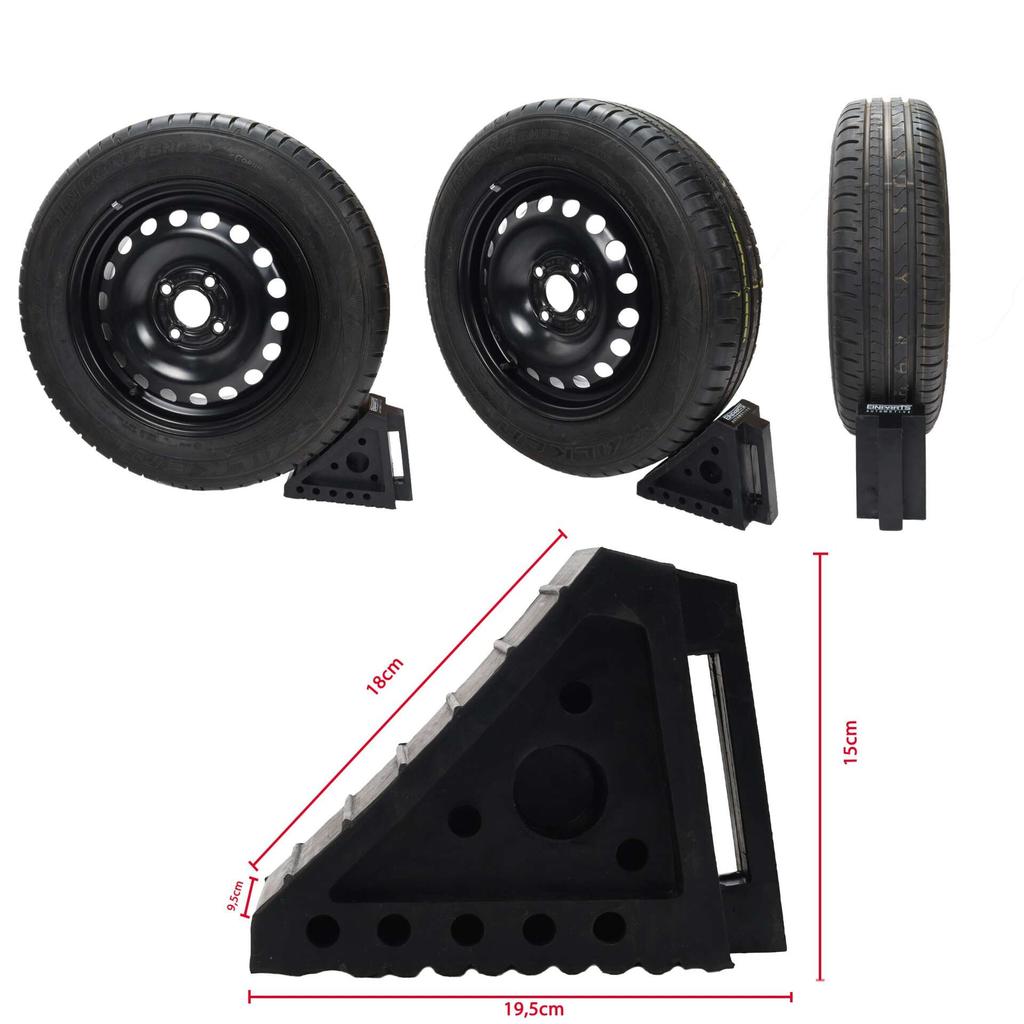 Rubber Wheel Chock 1.8T, 1 Piece Cswc04