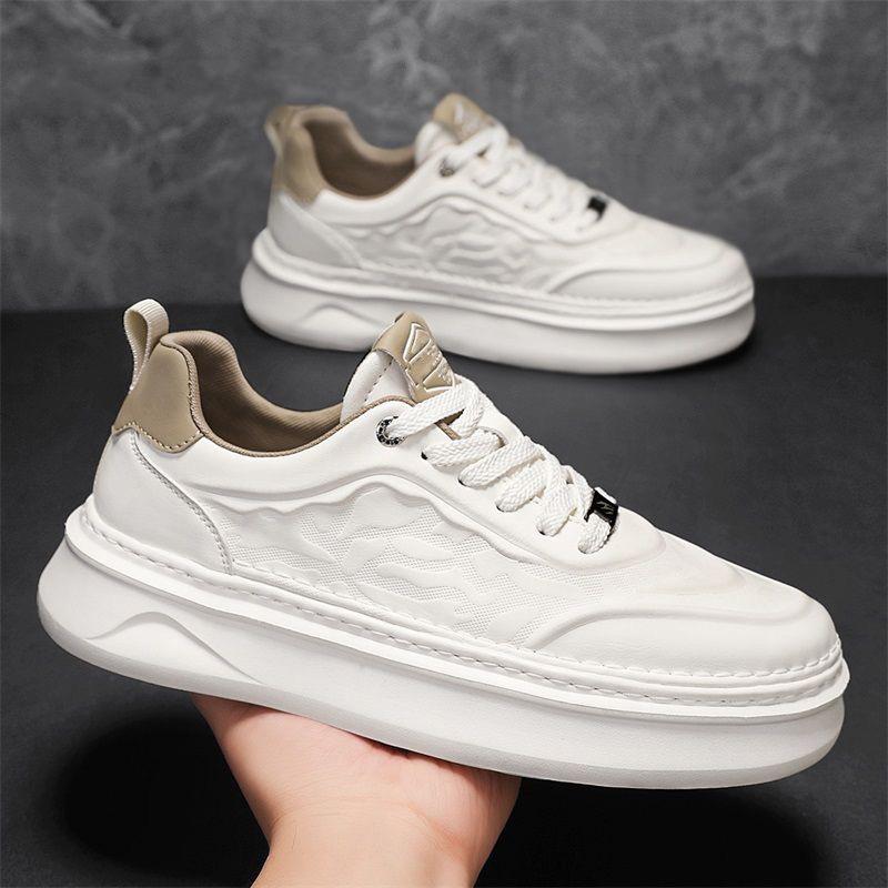 Men's shoes summer 2025 new little white shoes men's trend versatile Korean version comfortable sports and leisure board shoes