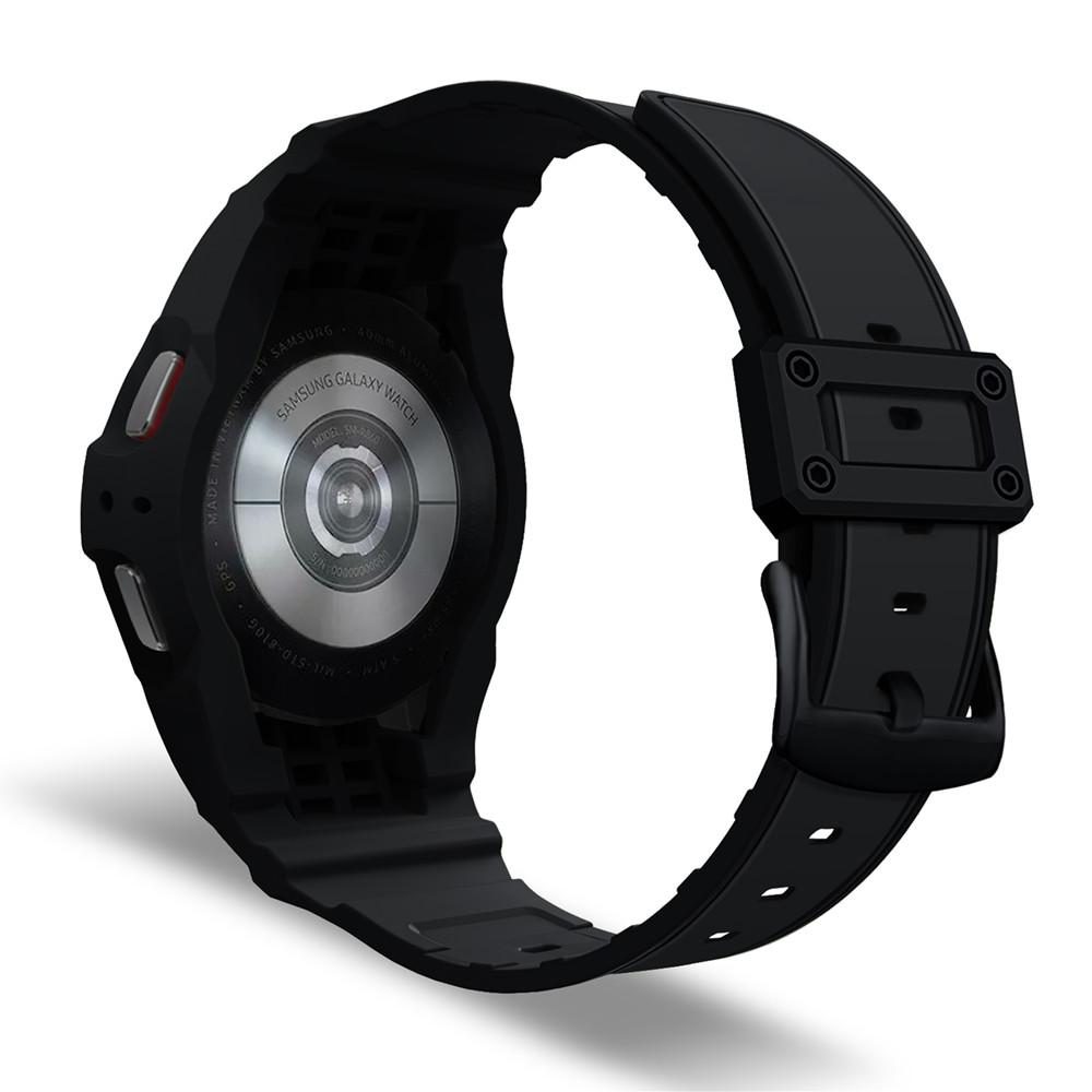 Coque de protection TPU pour cadre, bracelet de montre pour Samsung Galaxy Watch 7/6/5/4/FE 40 mm 44 mm, bracelet, étui bumper