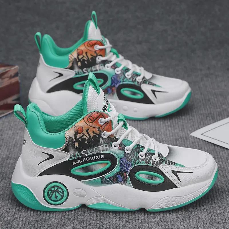 Men's 2024 High-Top Winter Casual Height-Enhancing Sneakers - Non-Slip, Fashionable Basketball & Running Shoes
