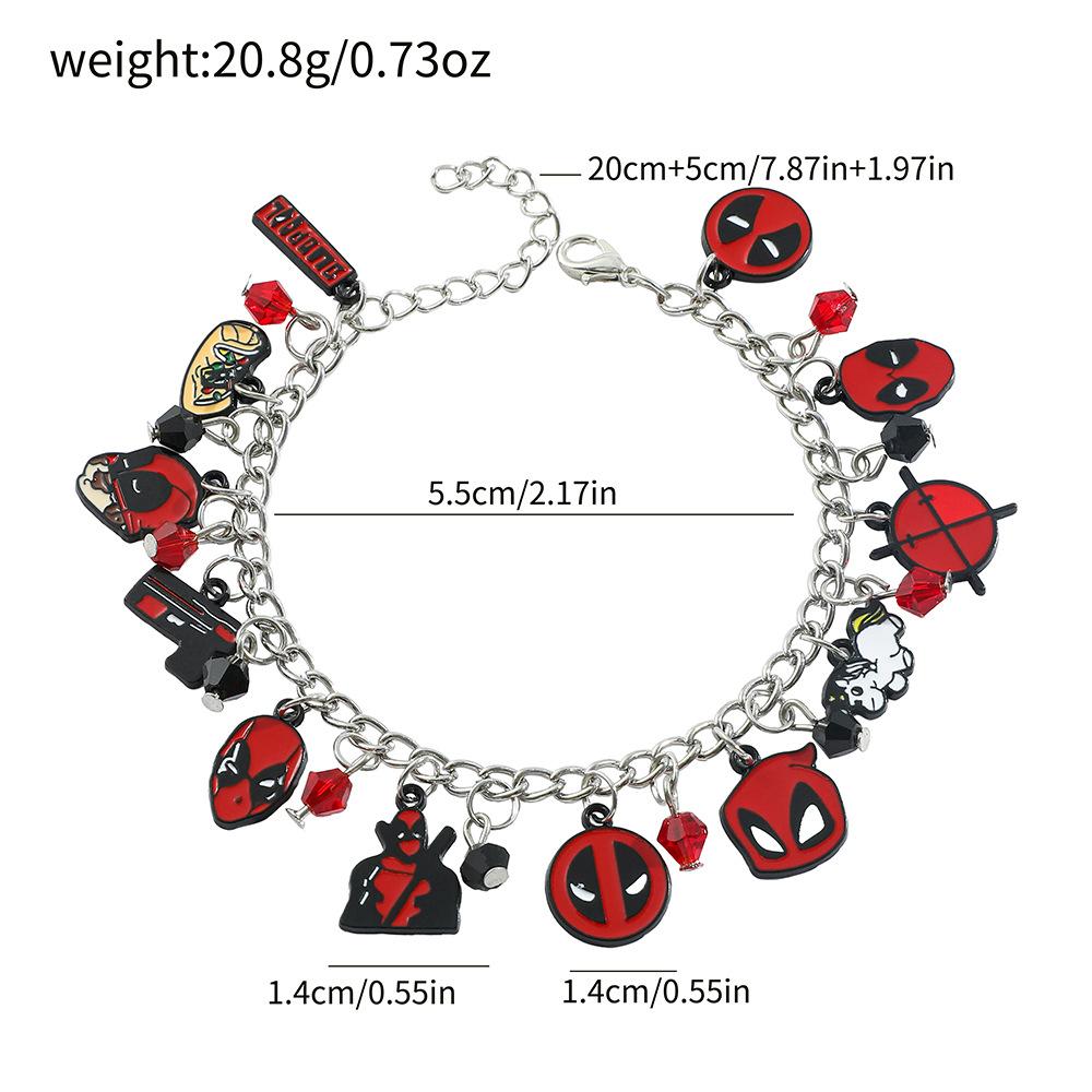 Halloween Anime Cartoon Theme Adjustable Superhero Character Bracelet Accessory