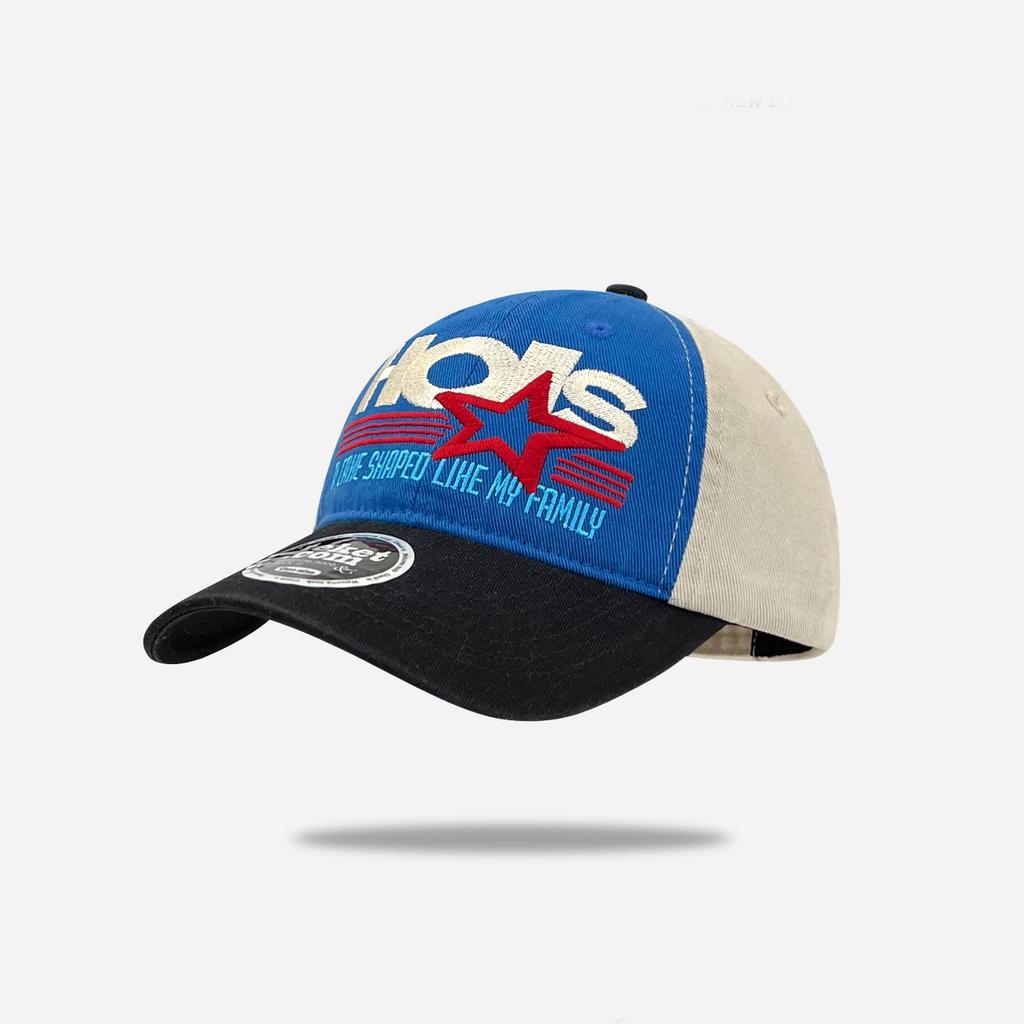 Korejská vyšívaná baseballová čepice - Trendy retro měkká sluneční clona pro ženy a muže