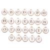 Practical Multiple Color Diy Jewelry Accessories Alloy Double-Sided Oil Dripping Multicolor English Letters Chaotic Pendant