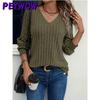 Women's Fashion V-Neck Long Sleeve Autumn Winter Casual Blouses & Shirts