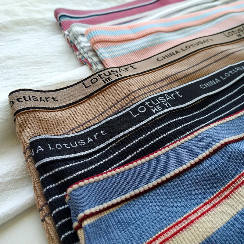 Soft and Breathable High Quality Comfort Large Size Ladies Panties Threaded Cotton Triangle Panties High Waist Panties Pure Cotton Female Sexy Briefs