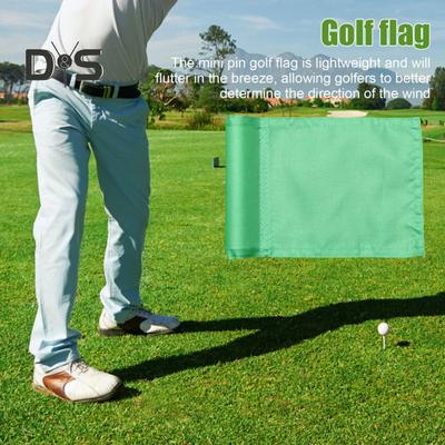 Golfová vlajka Nylonová vlajka na golfový terč s trubičkou Mini Pin Vlajky s vodotěsným navlékáním Golfová vlajka pro vnitřní venkovní dvorek zahradu
