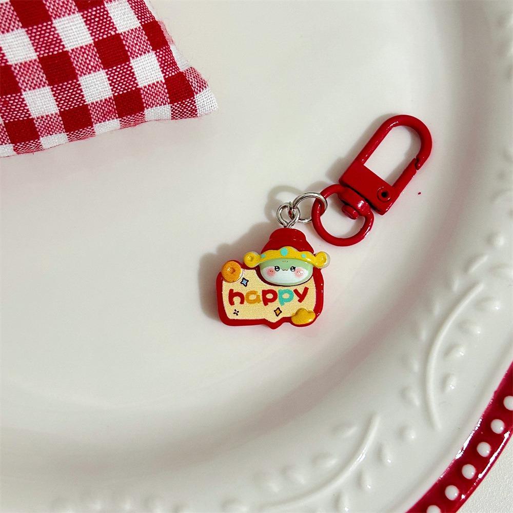 Lucky Snake Keychain God of Wealth Snake Key Ring Creative 2025 New Year Pendant  Ornament