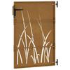 Garden Gate 85 X 150 Cm Corten Steel Grass Design