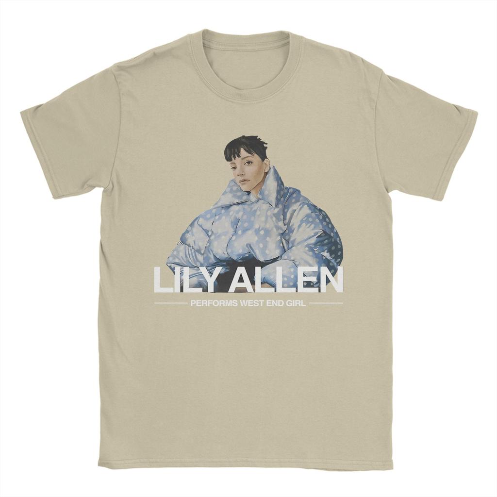 Lily Allen West End Girl Tour 2026 TShirt Unisex Women Novelty Tees Crewneck Short Sleeve T Shirt Birthday Gift Streetwear