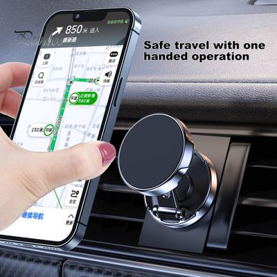 Car Mobile Phone Holder for Magsafe Magnetic Car Mount 360-Degree Rotation Cellphone Holder for Android Phones