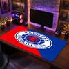 Tappetino Mouse Tema Rangers FC, Design Logo Calcio Tappetino da Scrivania XXL per Gaming Antiscivolo Tappetino Mouse per Computer