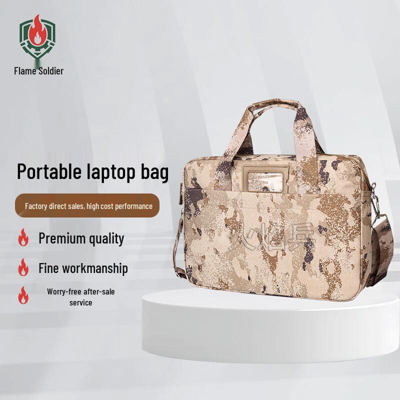 Camouflage Laptop Messenger Briefcase