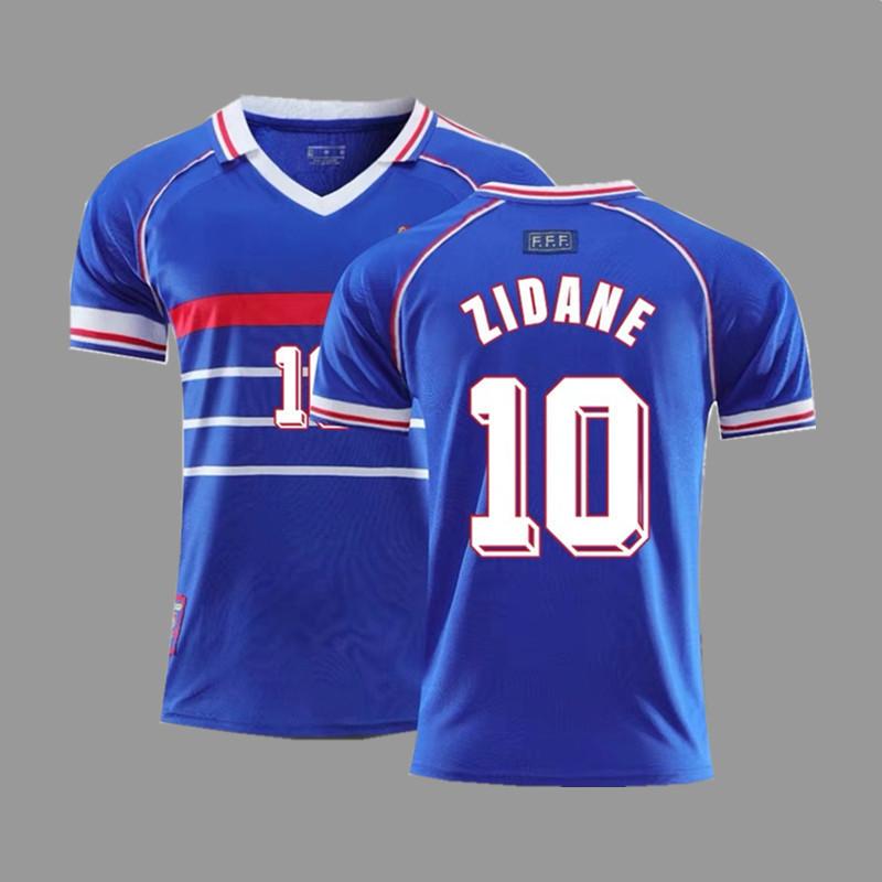 Frankreich Argentinien Deutschland Brasilien Nationalmannschaft Retro Trikot Fußballtrikot Klassisch Nostalgische Replik Thailändisches Trikot