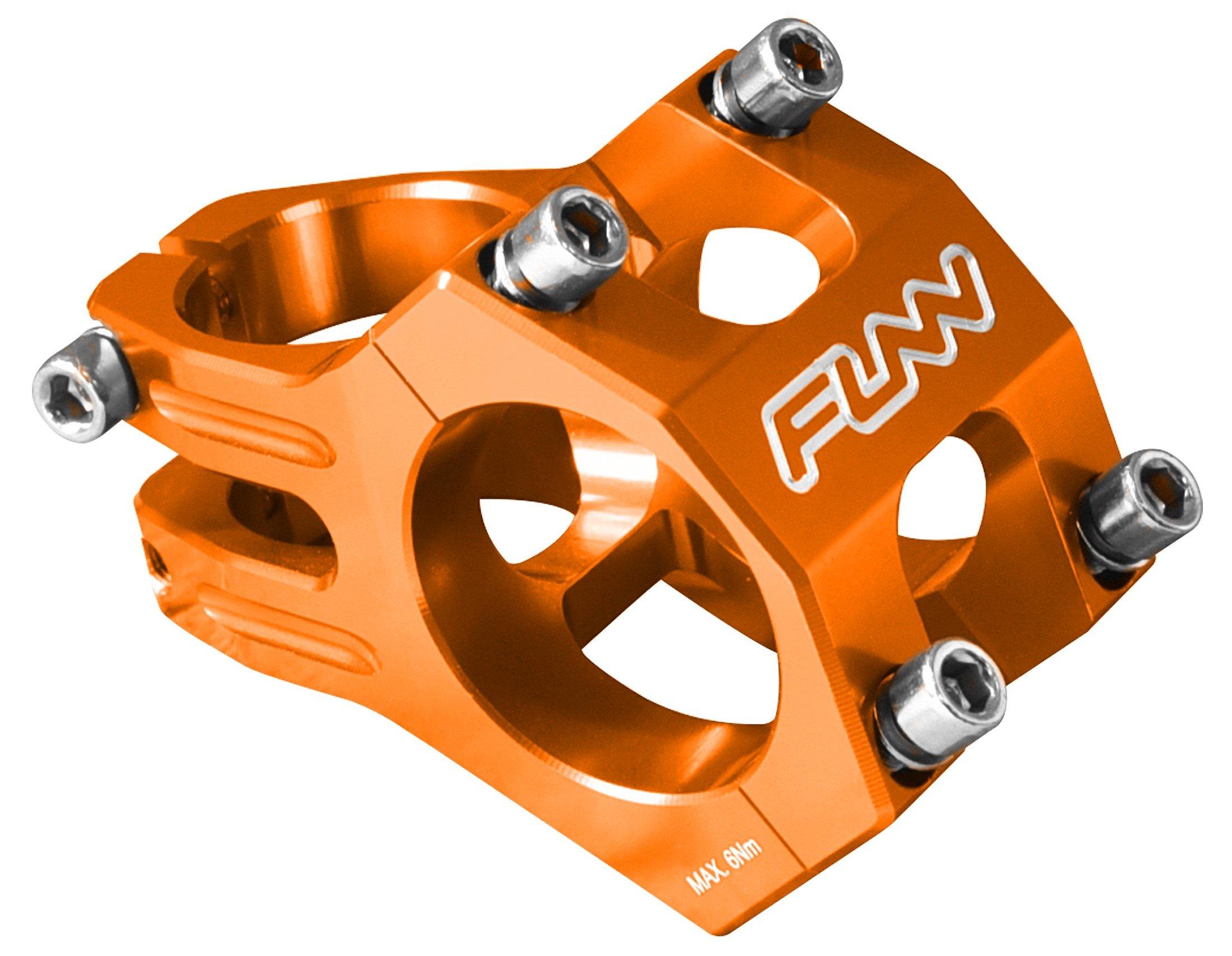 Funnduro MTB Stem 35 mm x 35 mm Handlebar Stem Clamp 35 mm Suitable for Mountain BMX and Other Bicycles 35 - Diameter - Bikes, Bikes, (Length mm, оранжевый