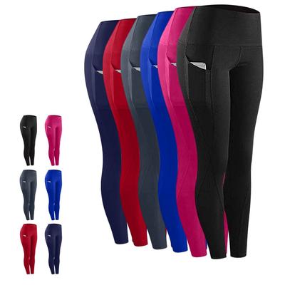 Women Workout Out Pocket Leggings Fitness Sports Running Yoga Athletic Pants