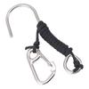 Diving Stainless Steel Single Hook Diving Reef Hook with Lanyard Quick Release Buckle