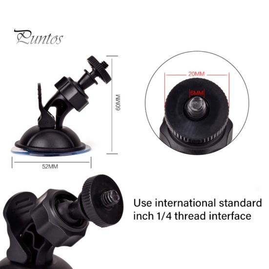 1/4 Zoll Auto Windschutzscheiben Saugnapf Halterung Halterung für Fahren DVR Kamera