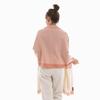 RAINBOW Large Cashmere Thin and 60cm Wide x 200cm Long 100% Stole, Lightweight, (Checked Amber)
