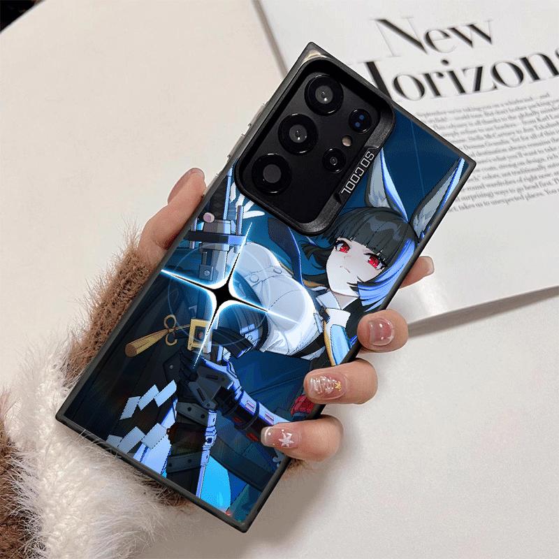 Zenless Zone Zero Hoshimi Miyabi Soft Phone Case for Samsung Galaxy S24 S25 FE S26 Edge S23 Ultra S22 Plus S21 + Shockproof Cove