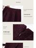Lux Women's Sequin Tweed French-Style Wool Skirt for Autumn/Winter 2025