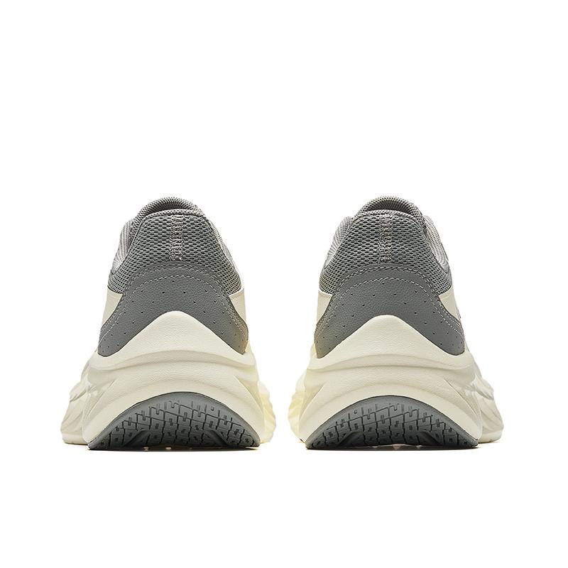 Anta Lingyu Fitness Test Simple Comfortable Shock Absorbing Breathable Low Top Casual Running Shoes Men sneaker Light-Gray 912525522-2