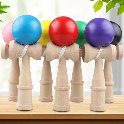 Wooden Toy Professional Skillful Train Eye-hand Coordination for Children Adults Outdoor Fun Juggling Sports Outdoor Fitness