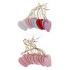 20x Painted Tags Hanging Craft diy Decorations Multicolor