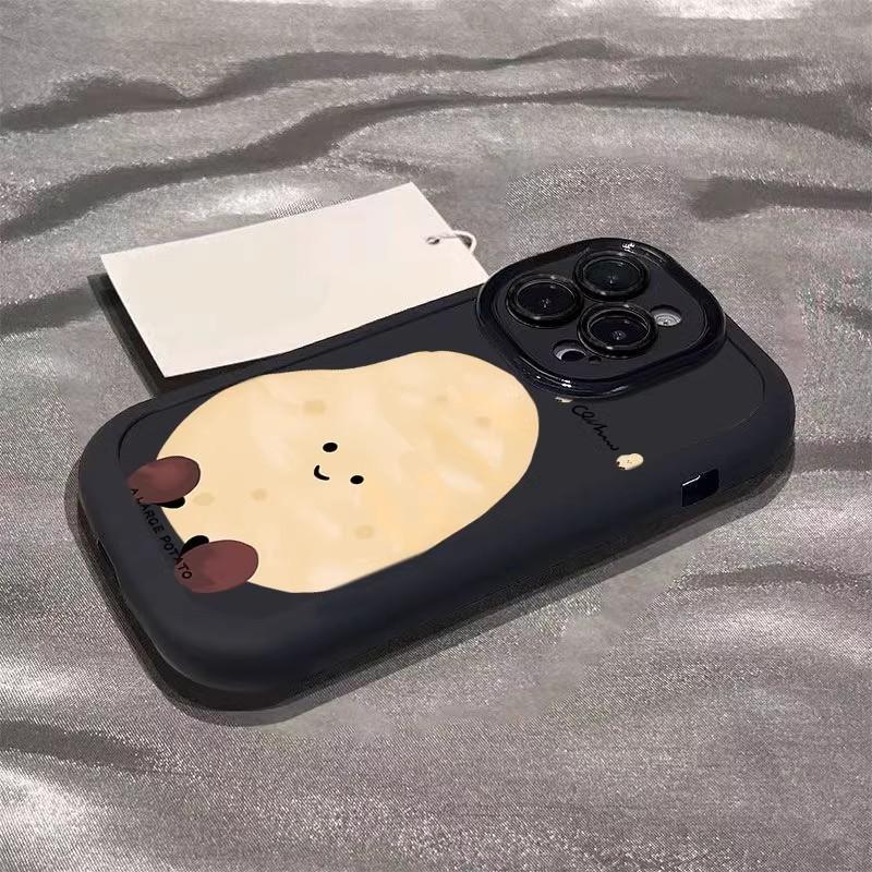 One Big Potato for 12 Apple 16promax Mobile Phone Case IPhone 15plus 13 Protective Case Xs 14