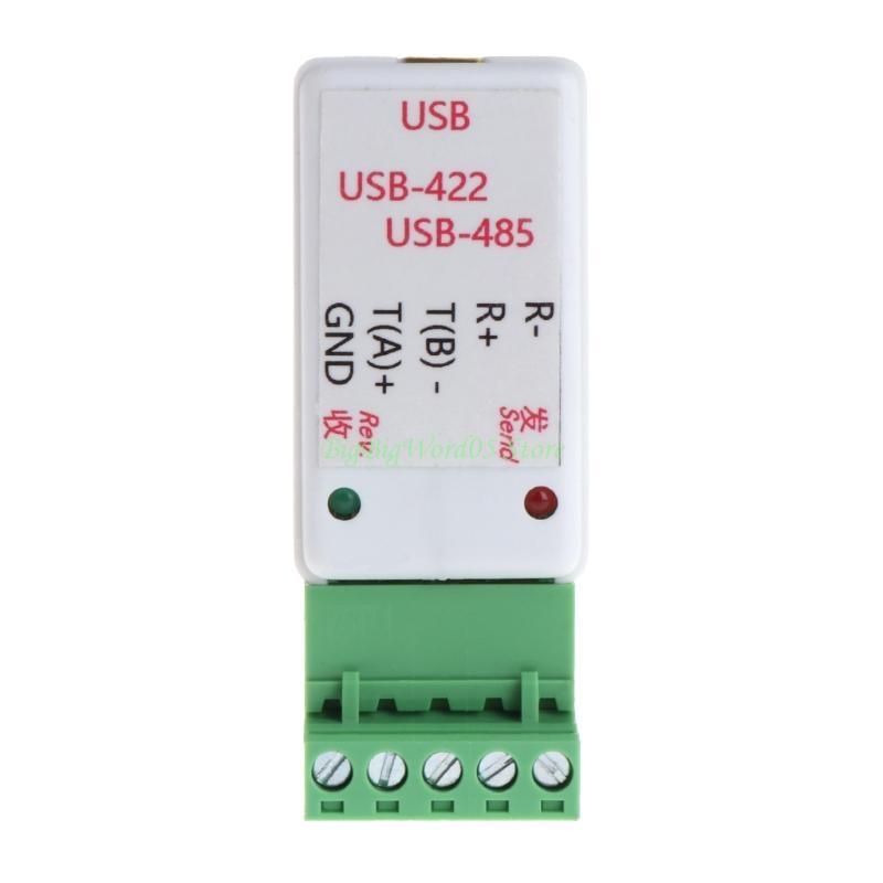 24TE CH340B USB to RS485 RS422 Serial Communication Module Converter Adapter Durable