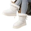 Fashion 2025 Brand Shoes Female Lace-up Women's Boots Fashion Short Plush Casual Winter Short Plush Plus Size Best Seller Snow Boots