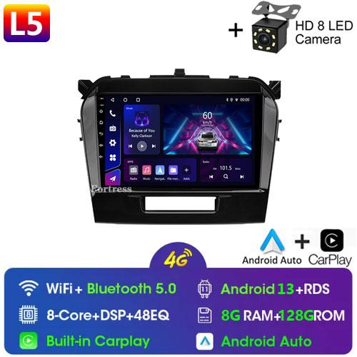 DSP 8 Core Android 13 Multimedia DVD Player For Suzuki Vitara 2017 2018 2019 2020 Autoradio GPS Navigation Car Radio Stereo
