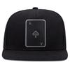 New Trendy Flat Edge Hat Poker A Hip Hop Hat Outdoor Cycling Skateboarding Hat Sports Leisure Sunshade Neutral Baseball Hat