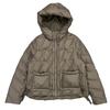 Winter new hooded pressed down jacket women's short loose fashion thin thin small coat