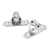 2pcs Gas Strut Mounting Bracket 10mm Ball Stud Metal Universal Multi Fit for Engine Trunk