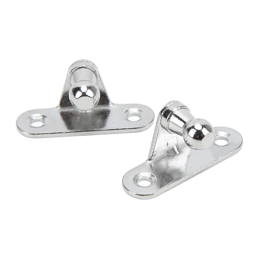 2pcs Gas Strut Mounting Bracket 10mm Ball Stud Metal Universal Multi Fit for Engine Trunk