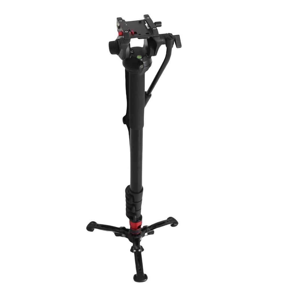 MTT705III AL Portable Photography Aluminium Alloy Hydraulic Ballhead Unipod Monopod for DSLR Camera