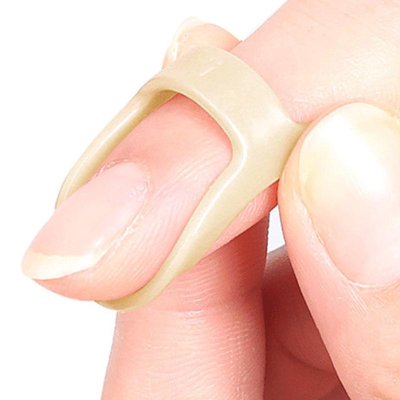 5 Pcs Reusable Oval Finger Splints Finger Support Brace Stabilizers Triggers Finger Splints for Broken Straightening