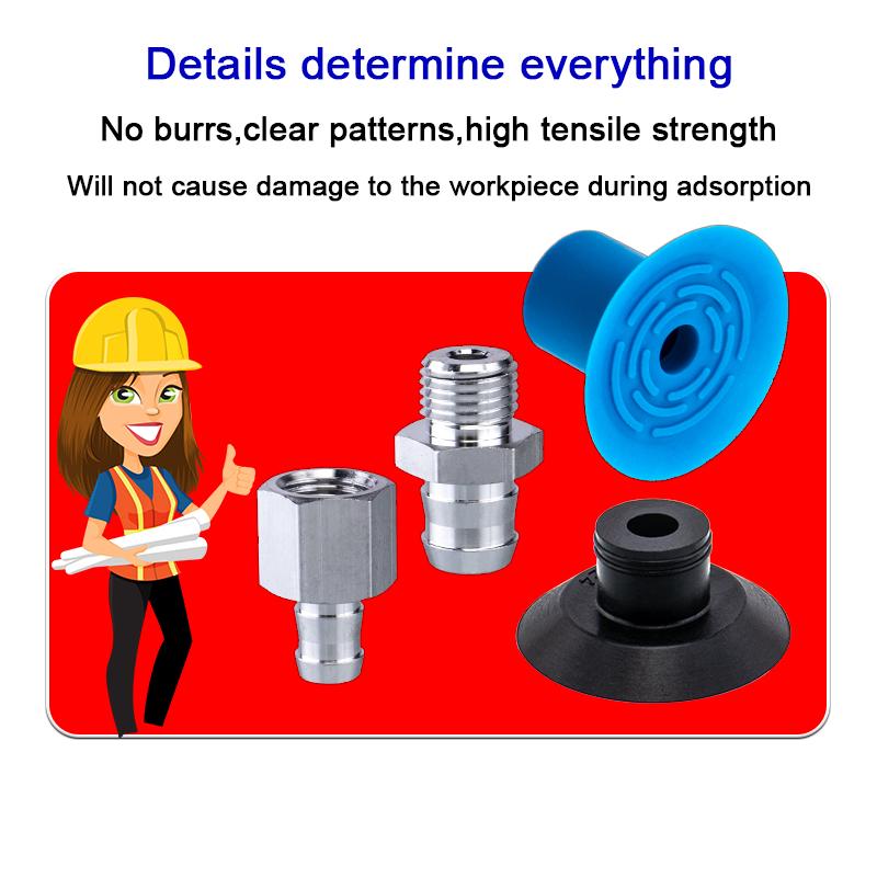5pcs/pack SGP Series Vacuum Suction Cups SGP15/20/24/30/40 Super Strong Bag-Opening Suction Cup Engine Gaskets 6