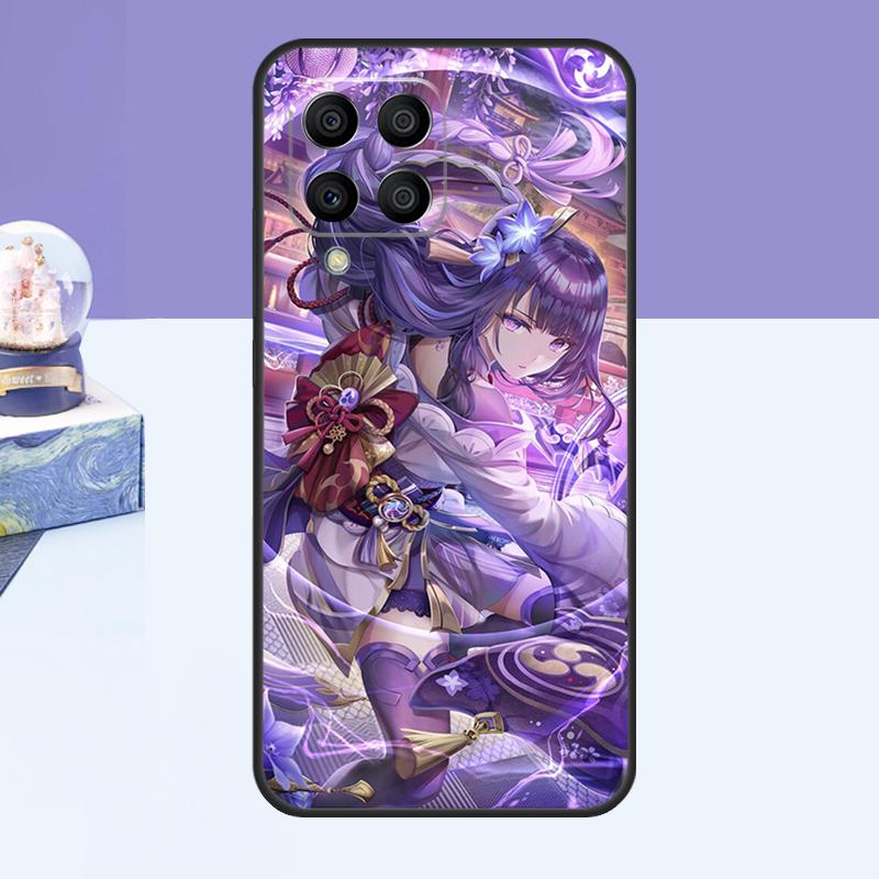 Raiden Shogun Genshin Impact Case For Samsung Galaxy M53 M33 M15 M35 M55 M11 M14 M34 M54 M31 M51 M12 M32 M52 M16 M36 M56