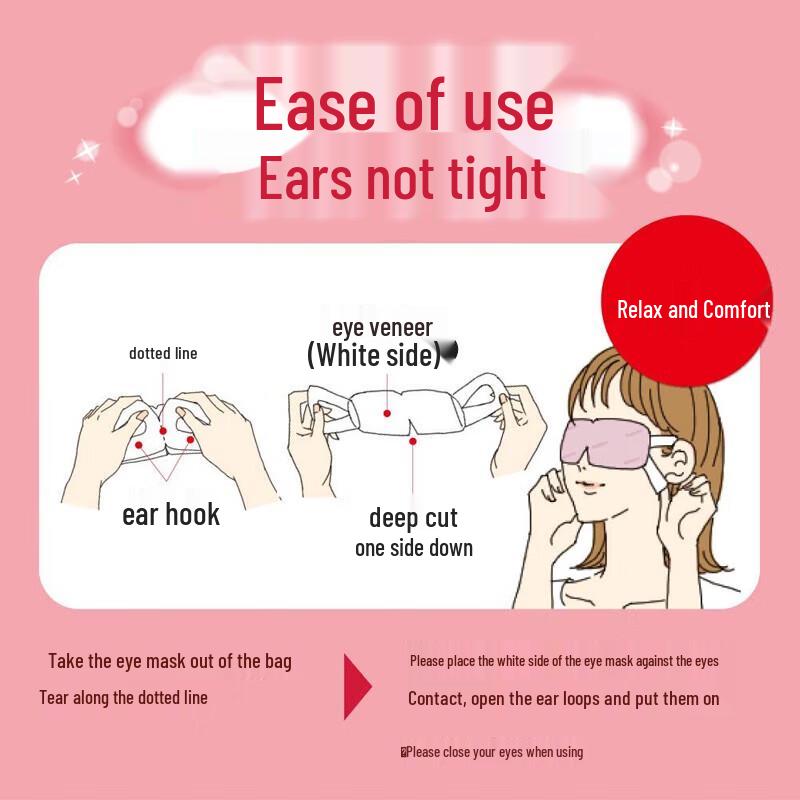 MegRhythm Hot Steam Eye Mask Set