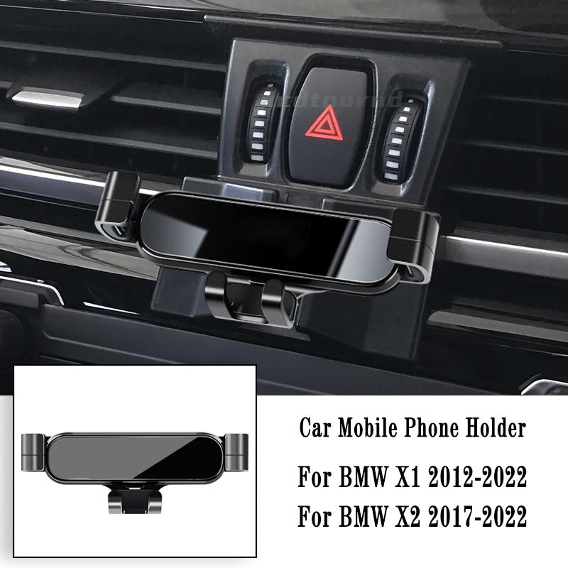 Automobilio telefono laikiklis Bmw X1 X2 F39 F47 F48 F49 2012- Svorio navigacijos laikiklis Gps stovas Oro ventiliacijos angos spaustukas Atraminis tvirtinimas