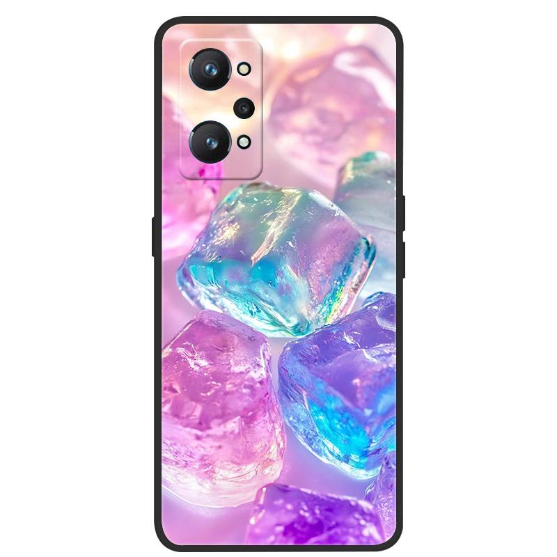 Voor Realme GT Neo 2 Hoesje Marmer Zacht Mat Siliconen Achterkant Cover Voor Realme GT Neo2 RealmeGT2 Neo2 3T Q5 Pro Volledige Telefoon Shell Capa