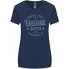 Vintage Year 53rd Birthday 1973 Unisexs Wider Cut TShirt Navy Blue