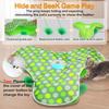 Exercise Interactive Cat Toys Rechargeable Moving Concealed Feathers Real Mouse Squeaky Touch Activated Cat Kitten Toy For Indoor Bored Cats