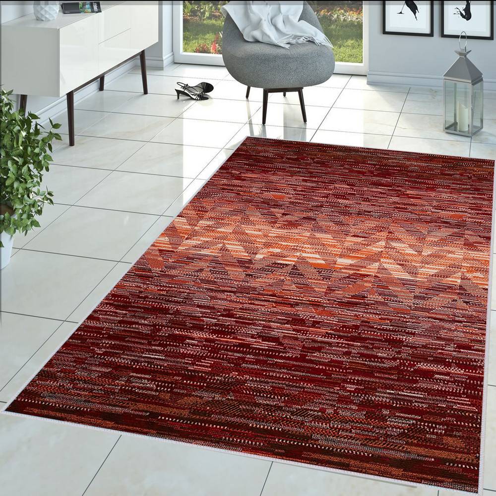

Eliana Home Washable Printed Carpet LNA1437 50x80 красный