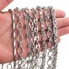 1 Meter Stainless Steel Big Chains For Bracelet Necklace Supplies Punk Thick Heavy Chain DIY Jewelry Making Chain Findings